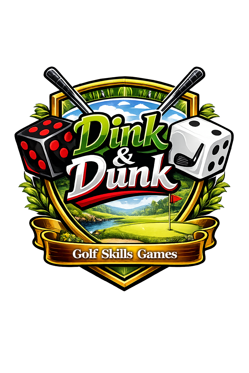 Dink & Dunk Golf Logo